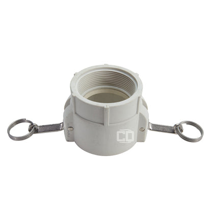 Food Grade Poly 3" Female Camlock x 3" Female NPT (USA)