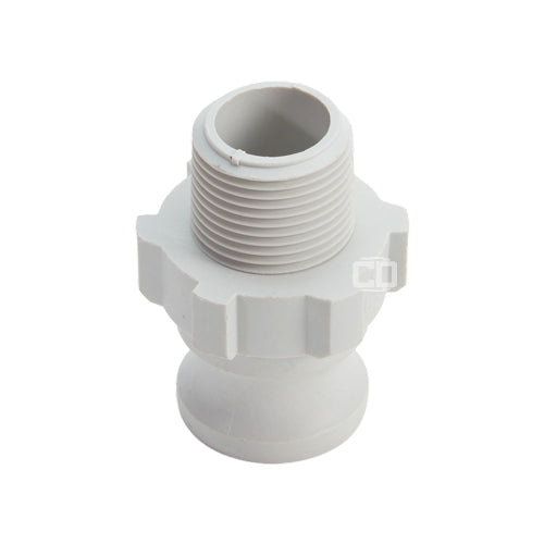 Food Grade Poly 3/4" Male Camlock x 3/4" Male NPT (USA)