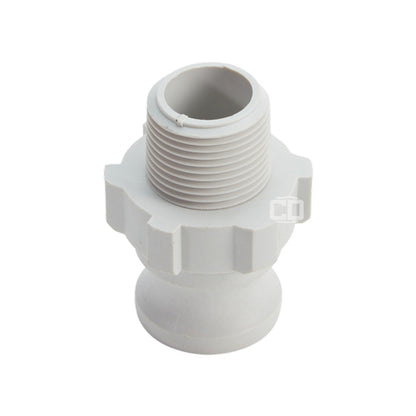 Food Grade Poly 3/4" Male Camlock x 3/4" Male NPT (USA)