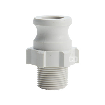 Food Grade Poly 3/4" Male Camlock x 3/4" Male NPT (USA)