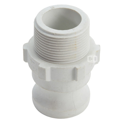 Food Grade Poly 1 1/4" Male Camlock x 1 1/4" Male NPT (USA)