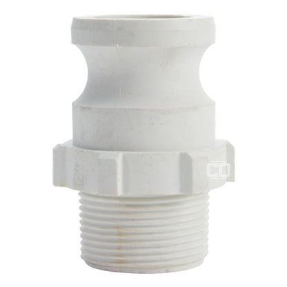 Food Grade Poly 1 1/4" Male Camlock x 1 1/4" Male NPT (USA)