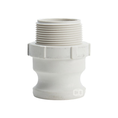 Food Grade Poly 1 1/2" Male Camlock x 1 1/2" Male NPT (USA)