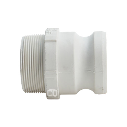 Food Grade Poly 2" Male Camlock x 2" Male NPT (USA)