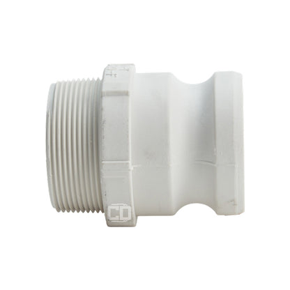 Food Grade Poly 2" Male Camlock x 2" Male NPT (USA)