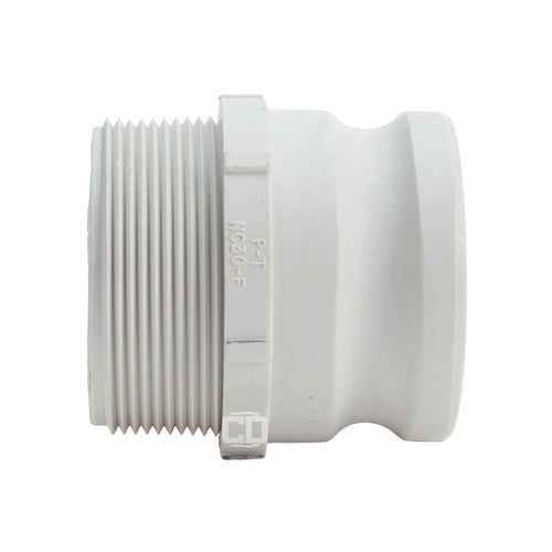 Food Grade Poly 3" Male Camlock x 3" Male NPT (USA)