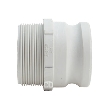 Food Grade Poly 3" Male Camlock x 3" Male NPT (USA)