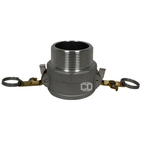 Aluminum Sta-Lok II 1" Female Camlock x 1" Male NPT (USA)