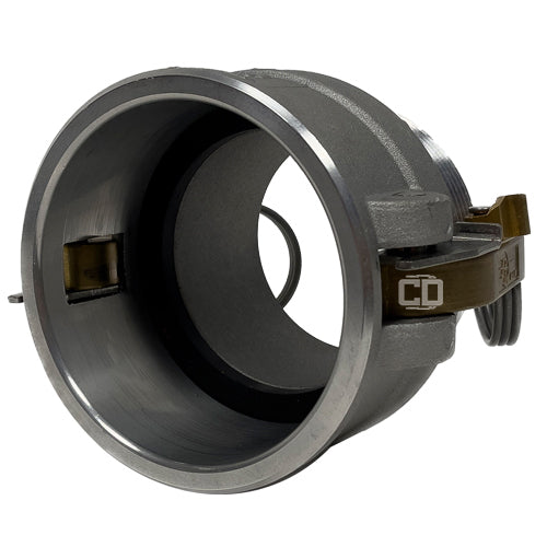 Aluminum Sta-Lok II 5" Female Camlock x 5" Male NPT (USA)