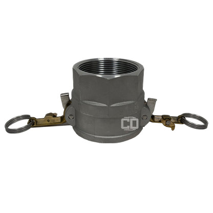 Aluminum Sta-Lok II 1 1/4" Female Camlock x 1 1/4" Female NPT (USA)