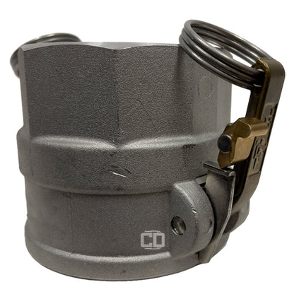 Aluminum Sta-Lok II 6" Female Camlock x 6" Female NPT (USA)