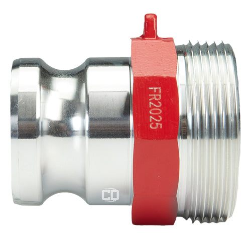 Aluminum 2" Male Camlock x 2 1/2" Male NH Fire Hose