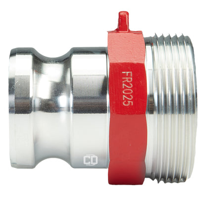 Aluminum 2" Male Camlock x 2 1/2" Male NH Fire Hose