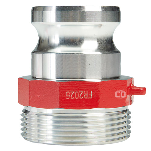 Aluminum 2" Male Camlock x 2 1/2" Male NH Fire Hose