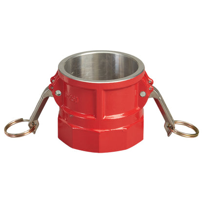 Aluminum 2 1/2" Female Camlock x 2 1/2" Female NH Fire Hose