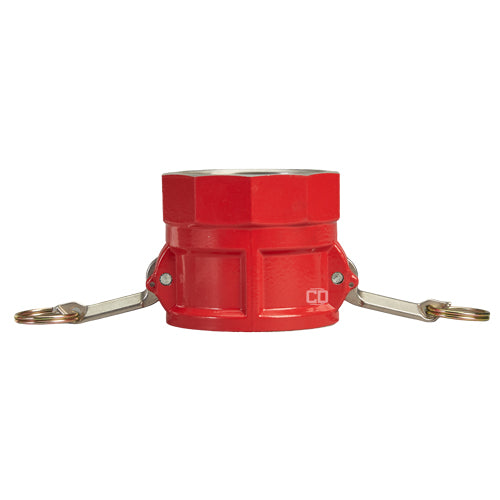 Aluminum 2 1/2" Female Camlock x 2 1/2" Female NH Fire Hose