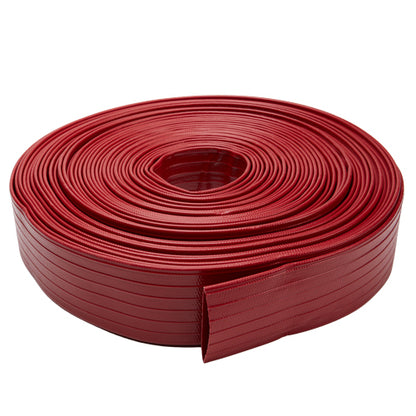 Red 1 1/2" x 100' Medium-Duty Uncoupled Discharge Hose
