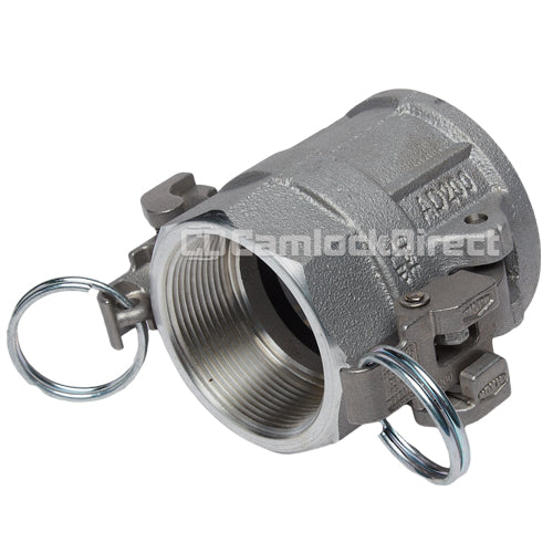 Aluminum Locking 1" Female Camlock Fitting x 1" Female Pipe Thread (USA)