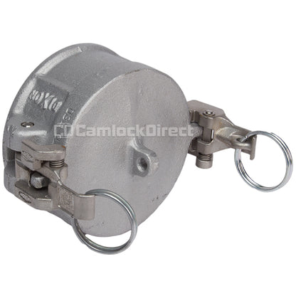 Aluminum Locking 4" Female Camlock Dust Cap (USA)