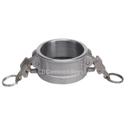 Aluminum Locking 6" Female Camlock Dust Cap (USA)