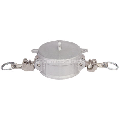 Aluminum Locking 6" Female Camlock Dust Cap (USA)