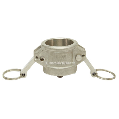 Stainless Steel 1" Camlock Female Dust Cap