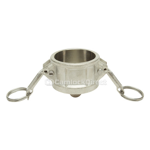 Stainless Steel 2" Camlock Female Dust Cap