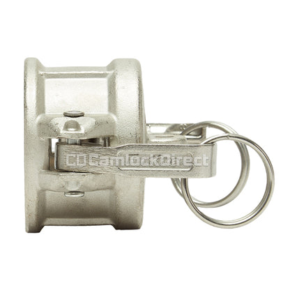 Stainless Steel 2" Camlock Female Dust Cap