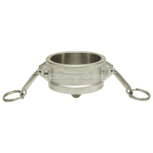 Stainless Steel 3" Camlock Female Dust Cap