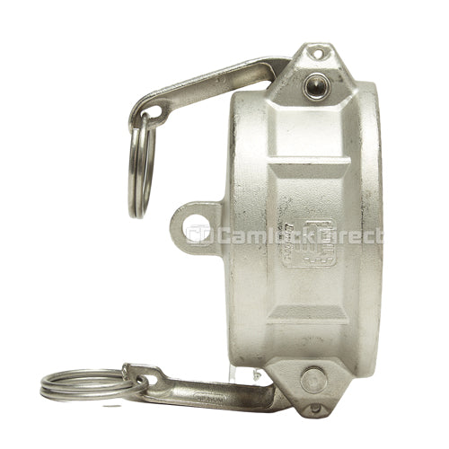 Stainless Steel 3" Camlock Female Dust Cap