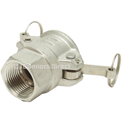 Stainless Steel 1" Female Camlock x 1" Female NPT