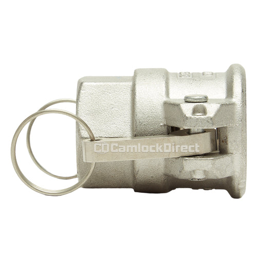 Stainless Steel 1" Female Camlock x 1" Female NPT