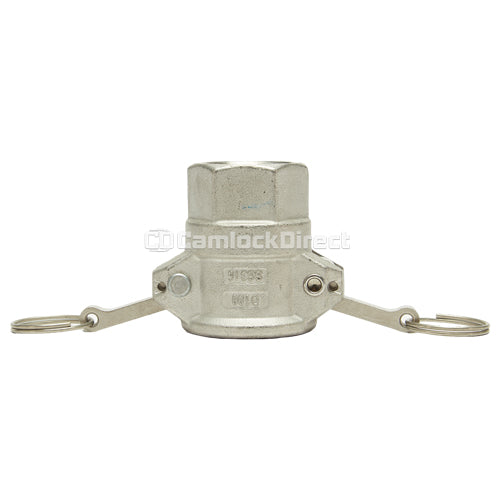 Stainless Steel 1" Female Camlock x 1" Female NPT