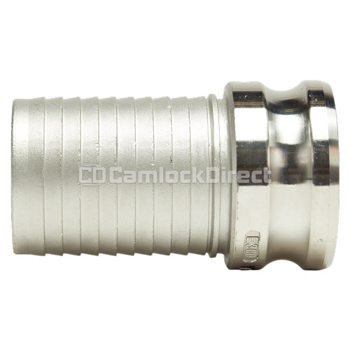 Stainless Steel 3" Camlock Male to Hose Shank