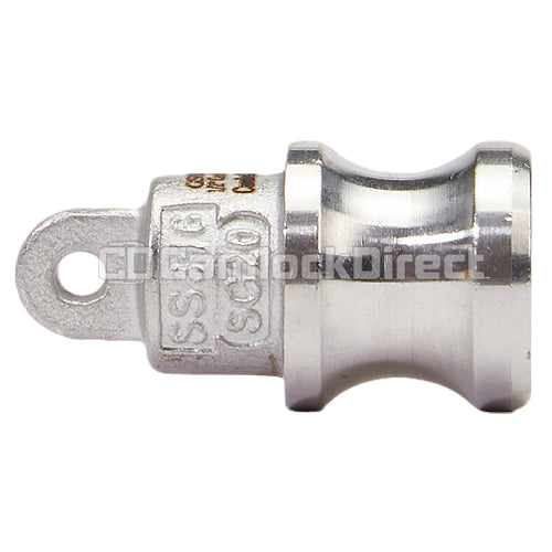 Stainless Steel 1/2" Camlock Male Dust Plug