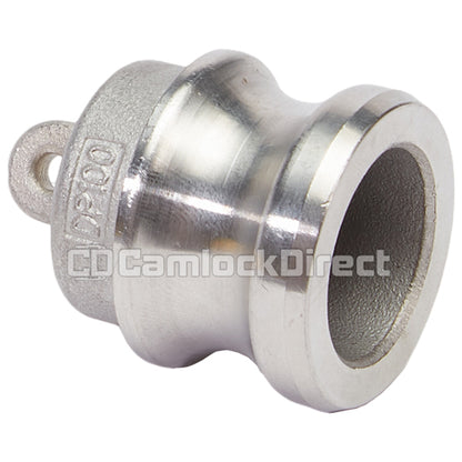 Stainless Steel 1" Camlock Male Dust Plug