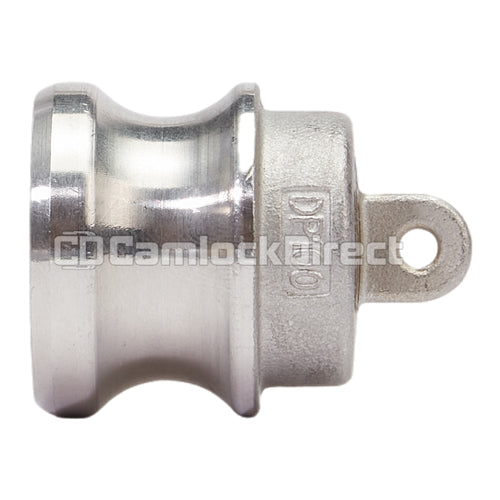 Stainless Steel 1" Camlock Male Dust Plug