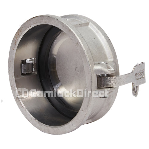 Stainless Steel 4" Camlock Female Dust Cap