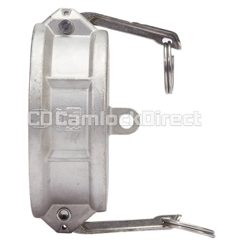 Stainless Steel 4" Camlock Female Dust Cap