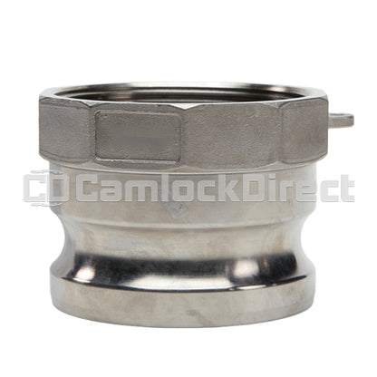 Stainless Steel 3" Male Camlock x 3" Female BSP