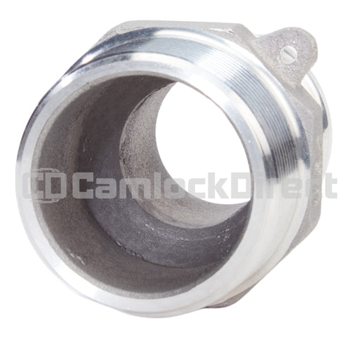 Aluminum 1 1/2" Male Camlock x 2" Male NPT