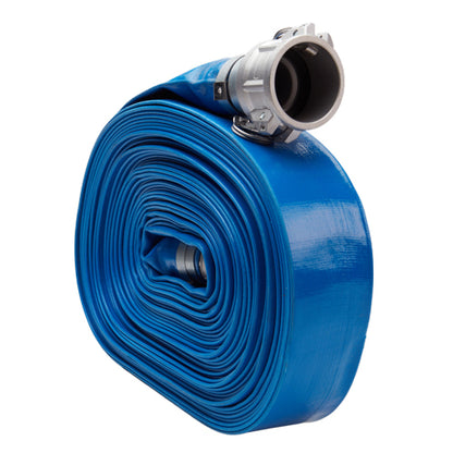 Blue 6" x 50' Camlock Lightweight Hose