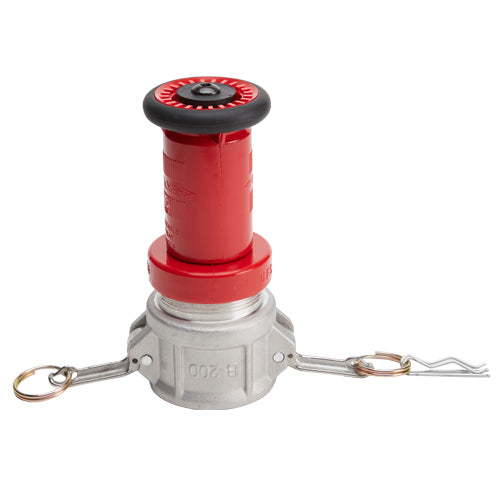 Aluminum 2" Camlock With Red Plastic Nozzle