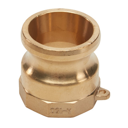 Brass 1 1/2" Male Camlock x 1 1/2" Female NPT