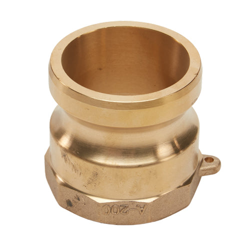 Brass 2" Male Camlock x 2" Female NPT