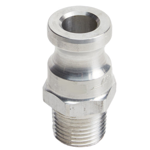 Aluminum 1/2" Male Camlock x 1/2" Male NPT