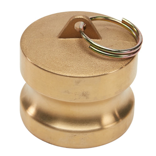 Brass 2 1/2" Male Camlock Dust Plug