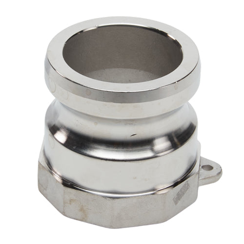 Stainless Steel 2" Male Camlock x 2" Female NPT