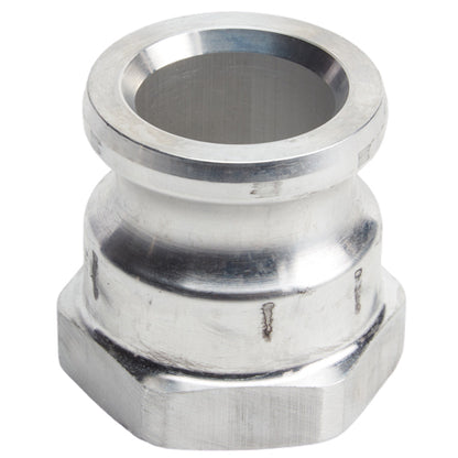 Aluminum 1 1/2" Male Camlock x 1 1/2" Female NPT