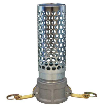 Steel 2" Camlock Thin Barrel Strainer